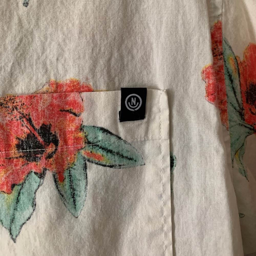 Neff Flower Button Up - image 3